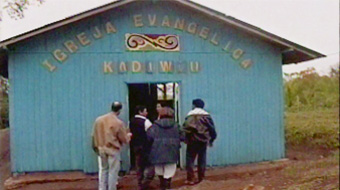 Igreja evangélica na reserva Kadiwéu